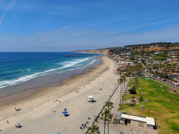 La Jolla, San Diego, California, USA. Spiaggia con Oceano Pacifico