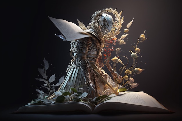 La lettura dei libri apre la strada a nuove storie altri mondi fiabe fantasy novelle e racconti Astrazione e Immaginazione Magia e Conoscenza Pagine di carta