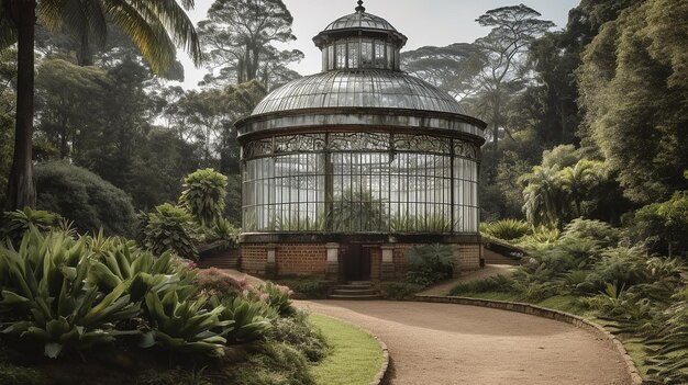 La luce del giorno al Giardino Botanico di Curitiba