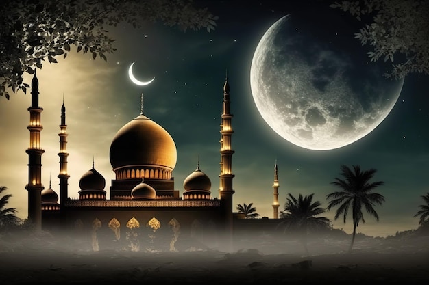 La luna e la moschea