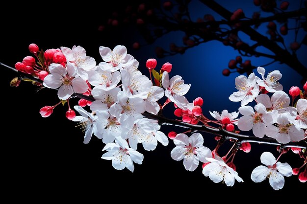 La luna sopra i fiori di ciliegio