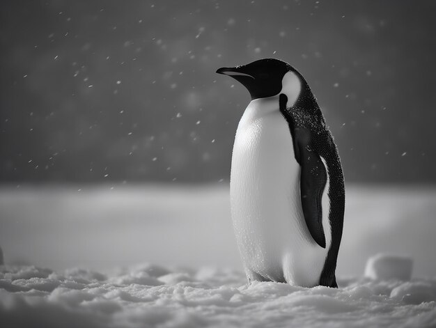 La maestosa marcia del pinguino imperatore in Antartide