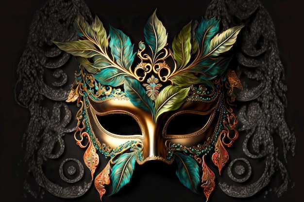 La maschera del festival di lusso del Carnevale di Venezia
