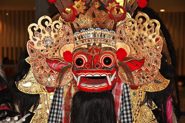 La maschera in stile balinese, Indonesia