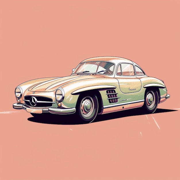 La Mercedes-Benz 300 SL codice telaio W198 è una supercar a due sedile prodotta dalla tedesca