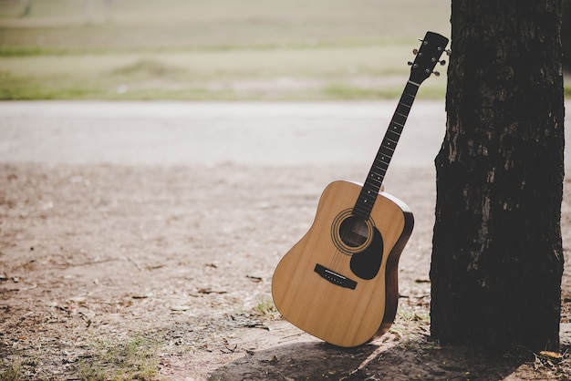 La mia mano e lo strumento per chitarra