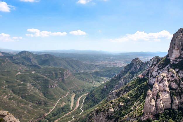 La montagna di Montserrat Catalogna, Spagna