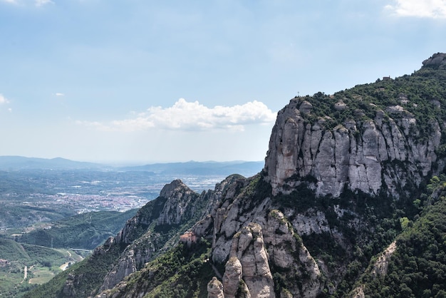 La montagna di Montserrat in Catalogna, Spagna