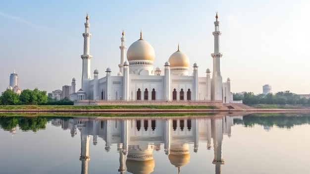 La moschea bianca di abu dhabi