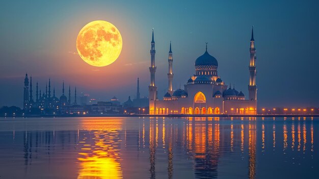 La Moschea Blu e la Luna Piena