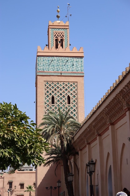 La Moschea della Kasbah a Marrakech (Marocco). È anche conosciuta come Moschea di Yaqub al Mansur