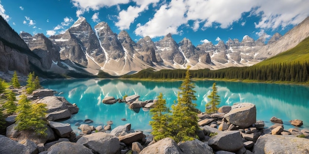 La natura del paesaggio di sfondo