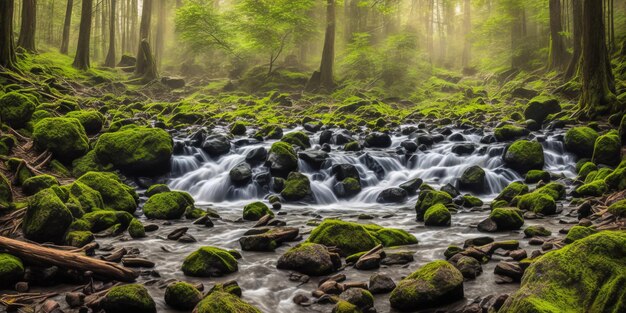 La natura del paesaggio di sfondo