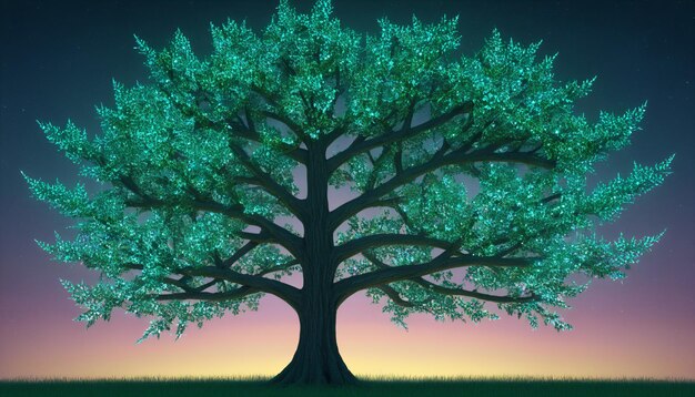 La natura in pixel L'albero digitale