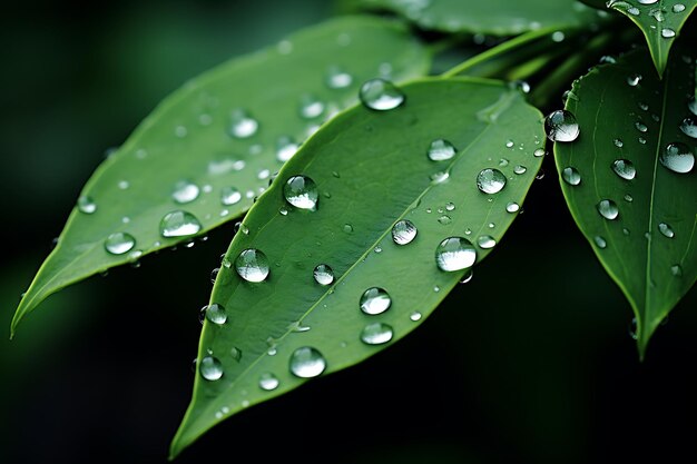 La natura lacrime pioggia in focus foto pioggia