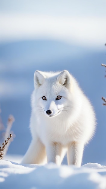 La natura selvaggia ghiacciata