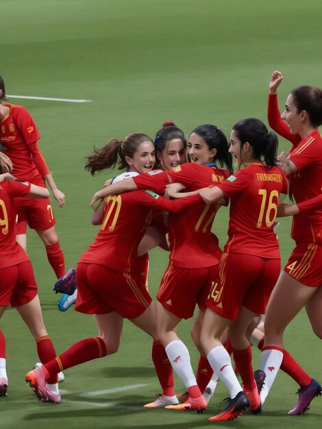 la nazionale spagnola di calcio femminile