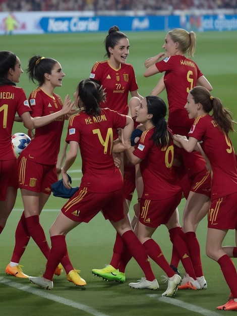 la nazionale spagnola di calcio femminile