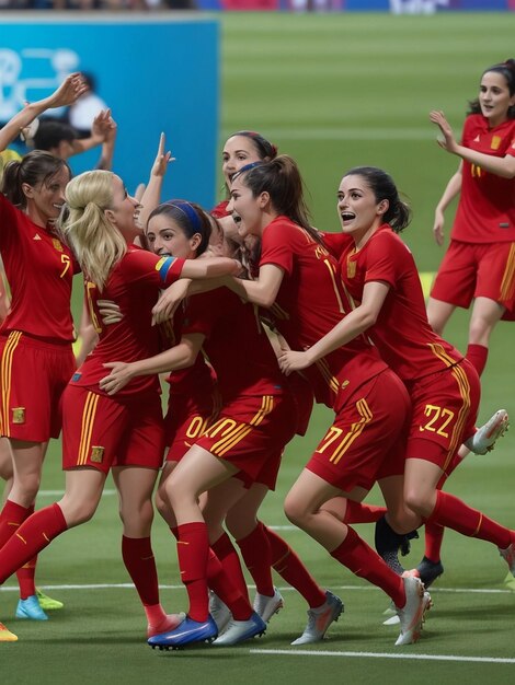 la nazionale spagnola di calcio femminile