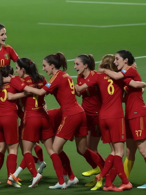 la nazionale spagnola di calcio femminile