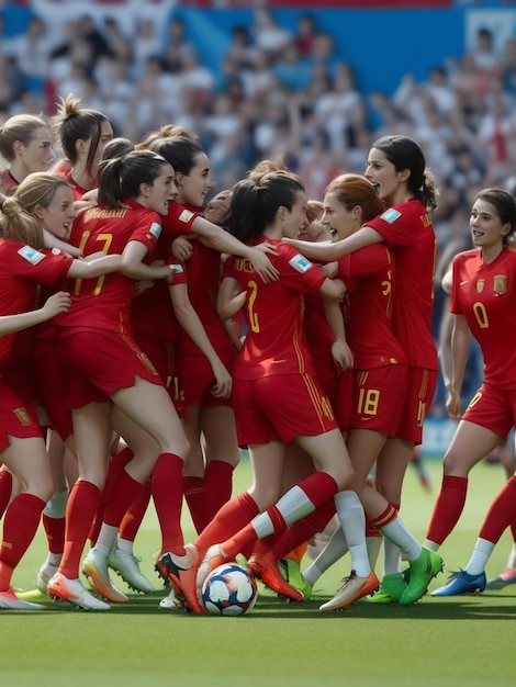 la nazionale spagnola di calcio femminile