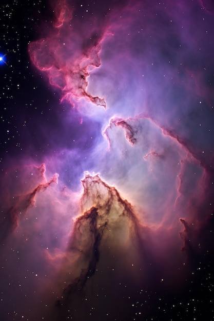 La nebulosa dell'aquila, una regione di formazione stellare nella Via Lattea