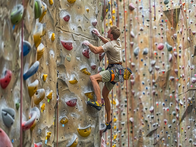 La palestra di arrampicata su roccia sale l'avventura nel business degli sport indoor