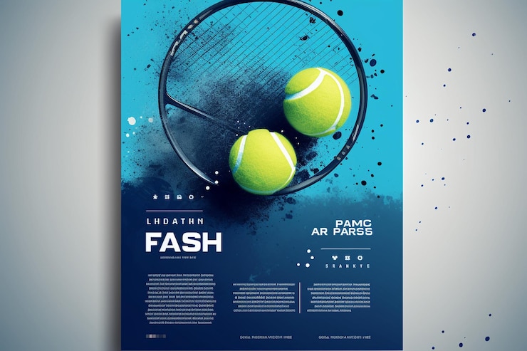 Foto la palla da tennis su un campo da tennis