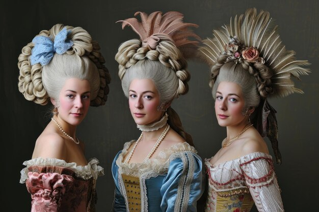 La Parigi del XVIII secolo con ritratti che catturano l'eleganza aristocratica dei suoi abitanti