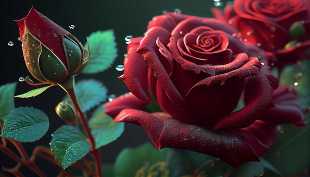 La parola amore è sulle rose rosse