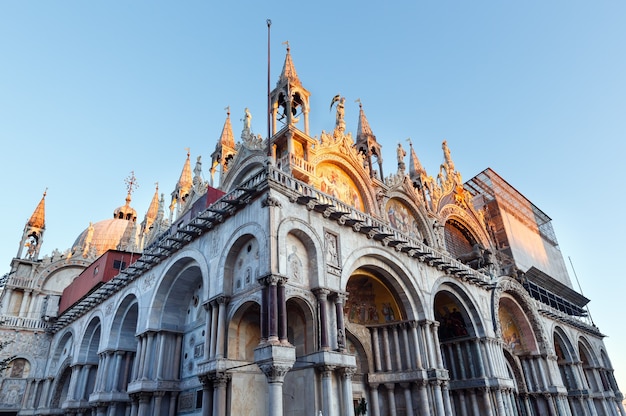 La Patriarcale Basilica Cattedrale di San Marco. Venezia, Italia. Edificio dell'828, Architetto Domenico I Contarini.