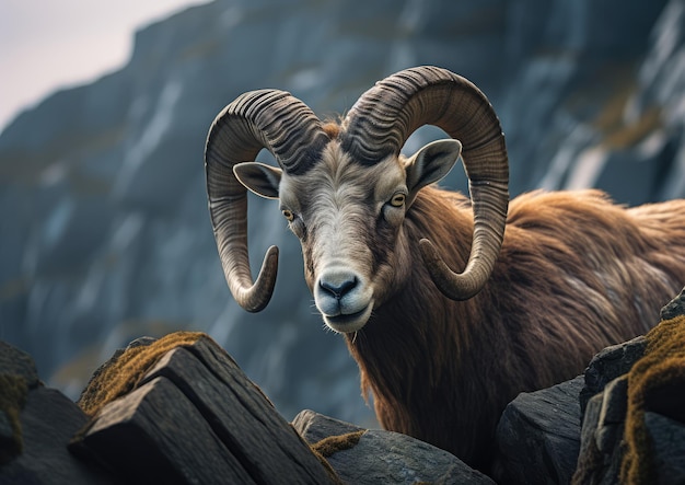 La pecora bighorn è una specie di pecora