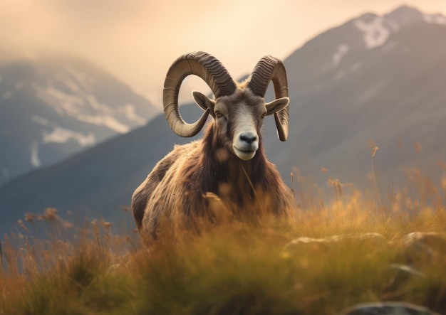 La pecora bighorn è una specie di pecora