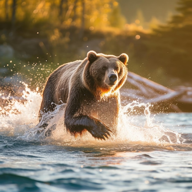 La pesca dell'orso grizzly