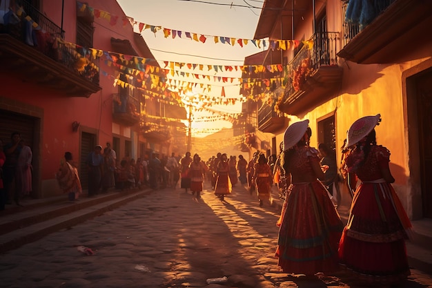 La processione di Posada, una colorata celebrazione della cultura