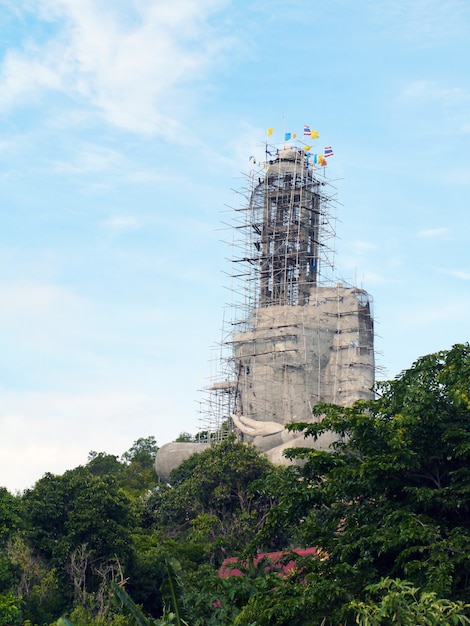 La provincia incompleta di immagini di Buddha Chumphon della Tailandia