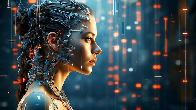 La ragazza robot del futuro incarnava una visione di ciò che la tecnologia del domani potrebbe portare