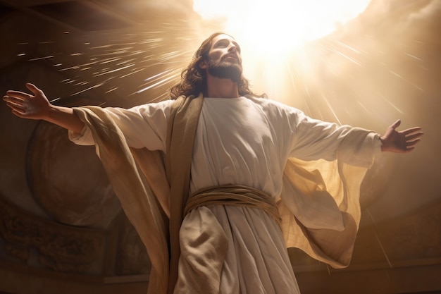 La risurrezione di Gesù Cristo Nuovo Testamento Antico Patto resuscitato il terzo giorno Dio Bibbia religione fede nel salvatore dell'umanità