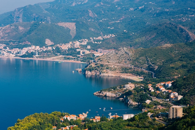 La riviera di budva in montenegro