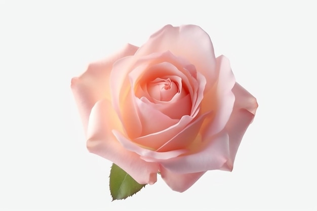 La rosa rosa è mostrata con la parola rosa