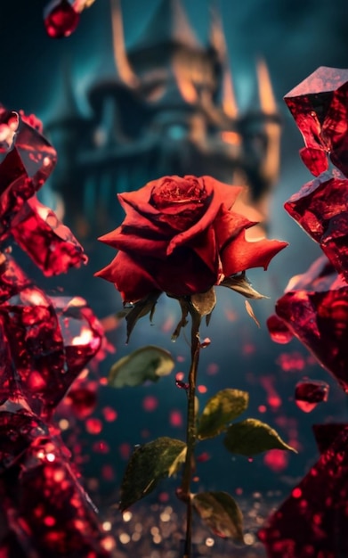 La rosa rossa di Singe