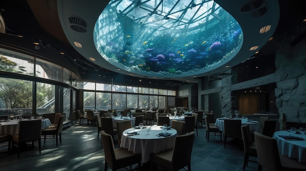 La sala da pranzo della barriera corallina