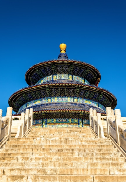 La Sala della Preghiera del Buon Raccolto a Pechino. Sito del patrimonio mondiale dell'UNESCO in Cina