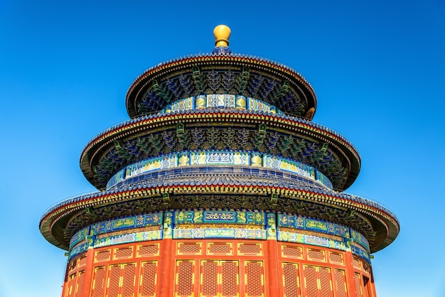 La Sala della Preghiera del Buon Raccolto a Pechino. Sito del patrimonio mondiale dell'UNESCO in Cina