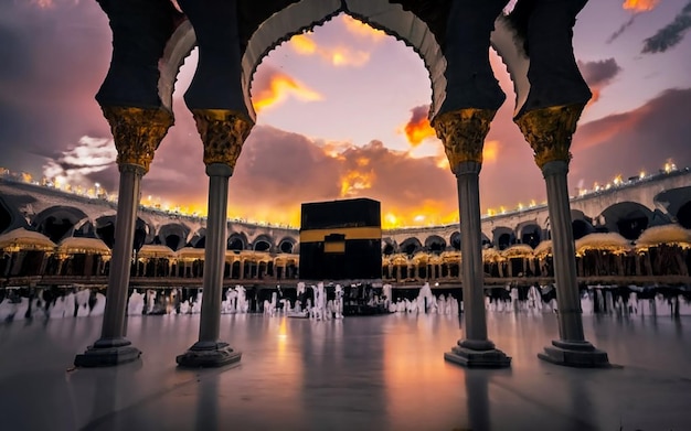 La santità della Mecca Comprendere la Kaaba Generative di Ai