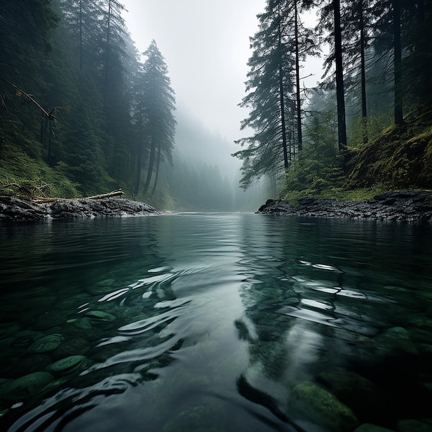 La semplicità della natura Foto di fiumi e oceani