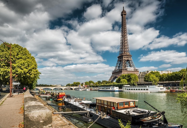 La Senna e la Torre Eiffel Parigi