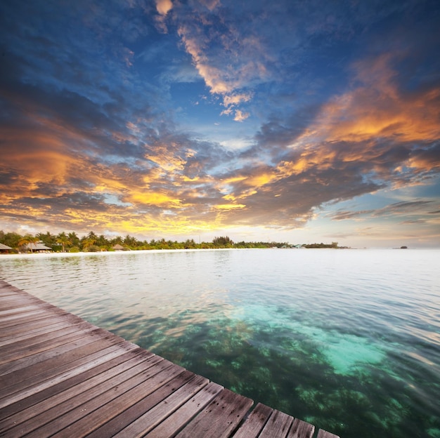 La serenità delle Maldive