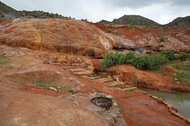 La sorgente termale di Richfield, nello Utah