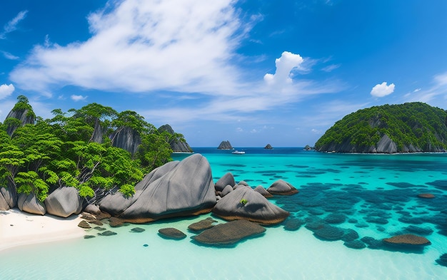 La spiaggia delle Seychelles